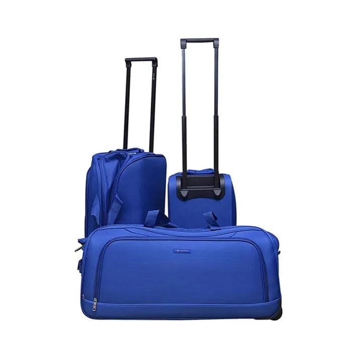 CARLTON LUGGAGE - DART DUFFLE TROLLEY LUGGAGE SUITCASE 3 PCS SET 52/62/72 CM