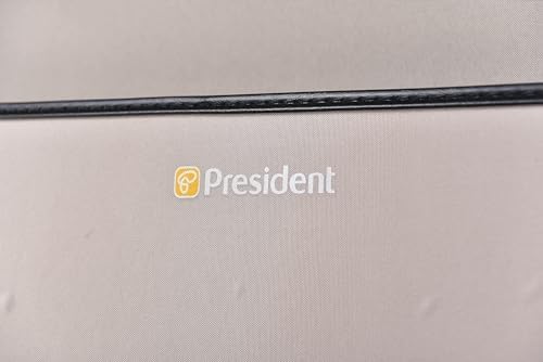 President - Travel Briefcase Abs Hard Attache Case 1 Pieces 20 & 18 Inch 3135A Black | Burgundy