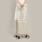 Wemgesabre Wide Handle Luggage Set – Patented Soft & Hard Shell Design
