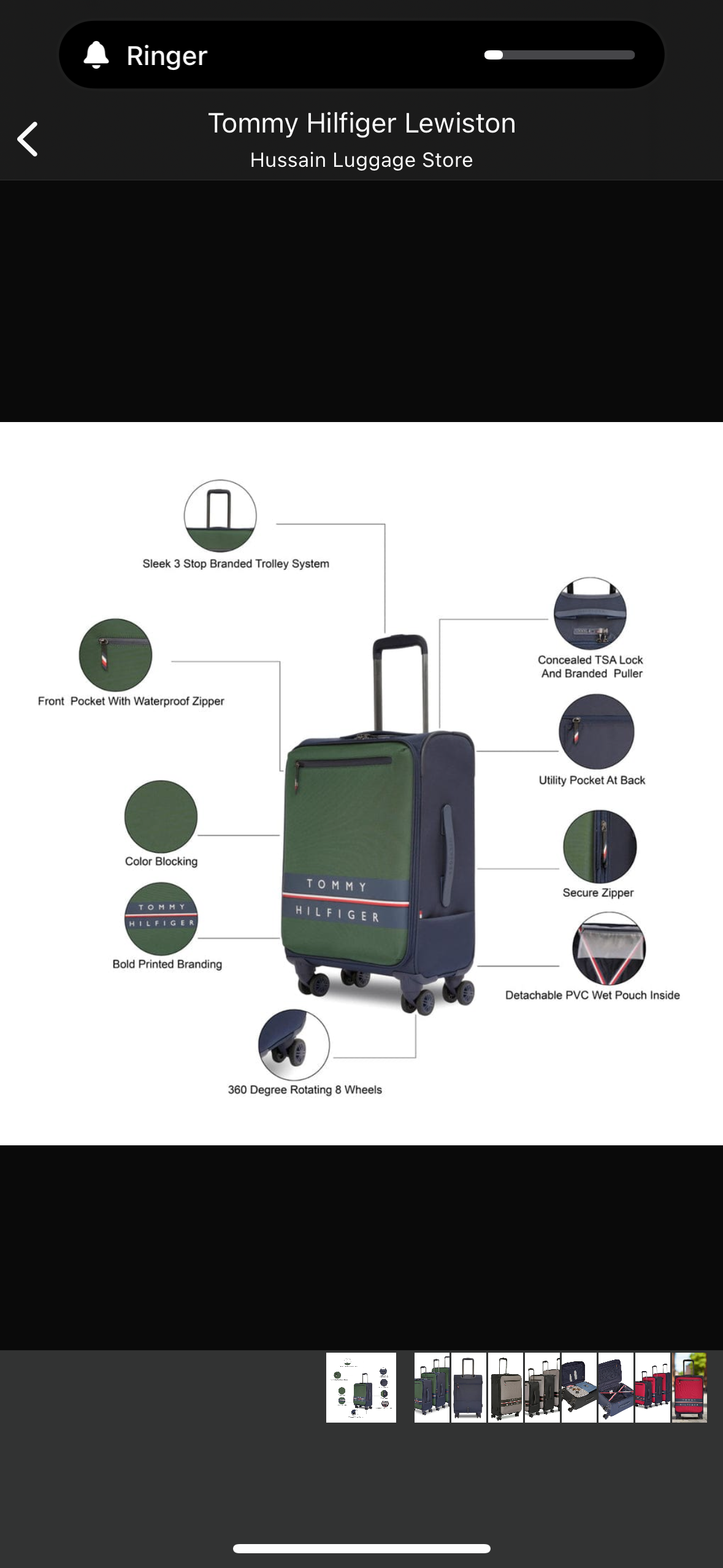 Tommy Hilfiger Lewiston Soft Luggage - Green
