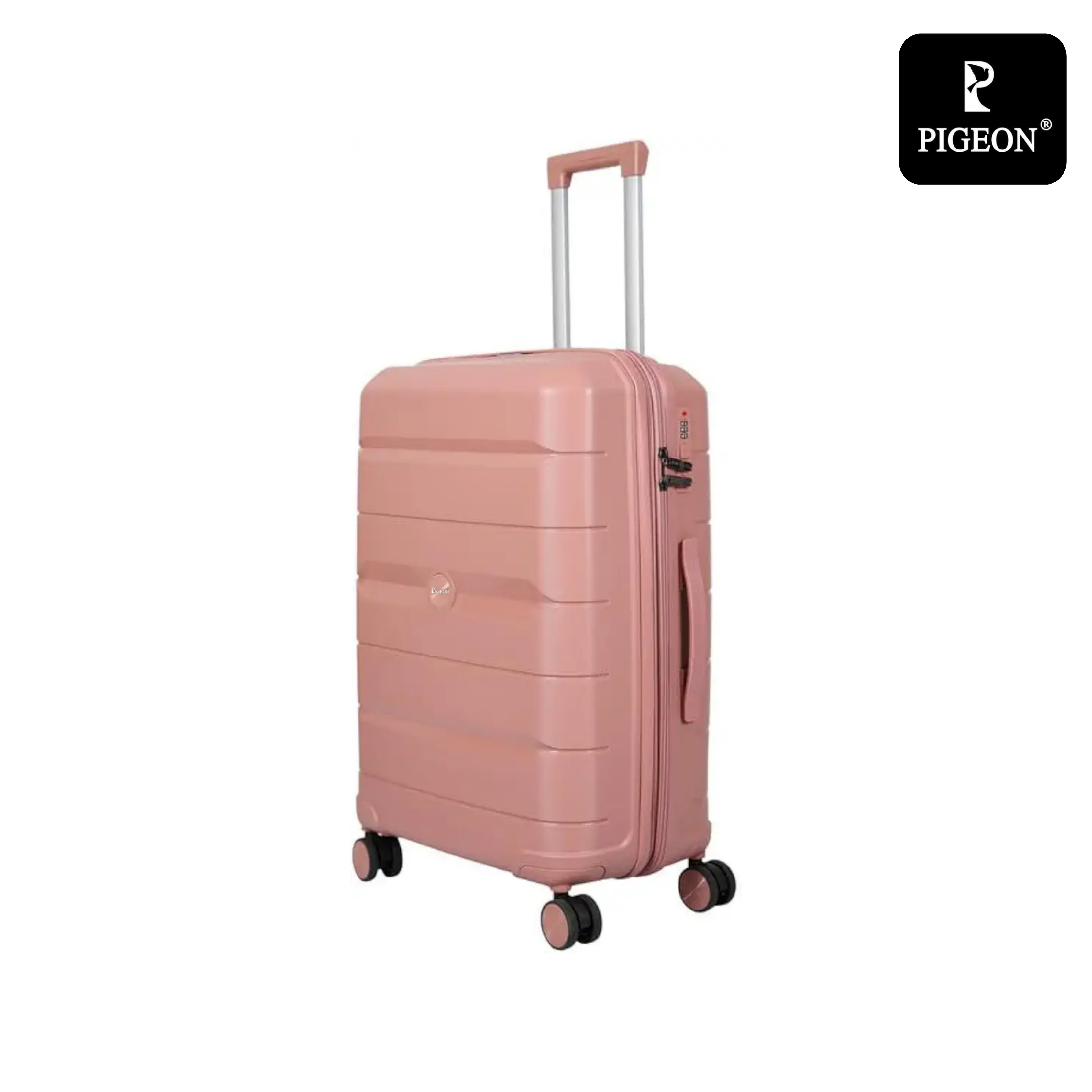 Pigeon Luggage Polypropylene 4 Piece Set: Durable Travel Companion; Unbreakable