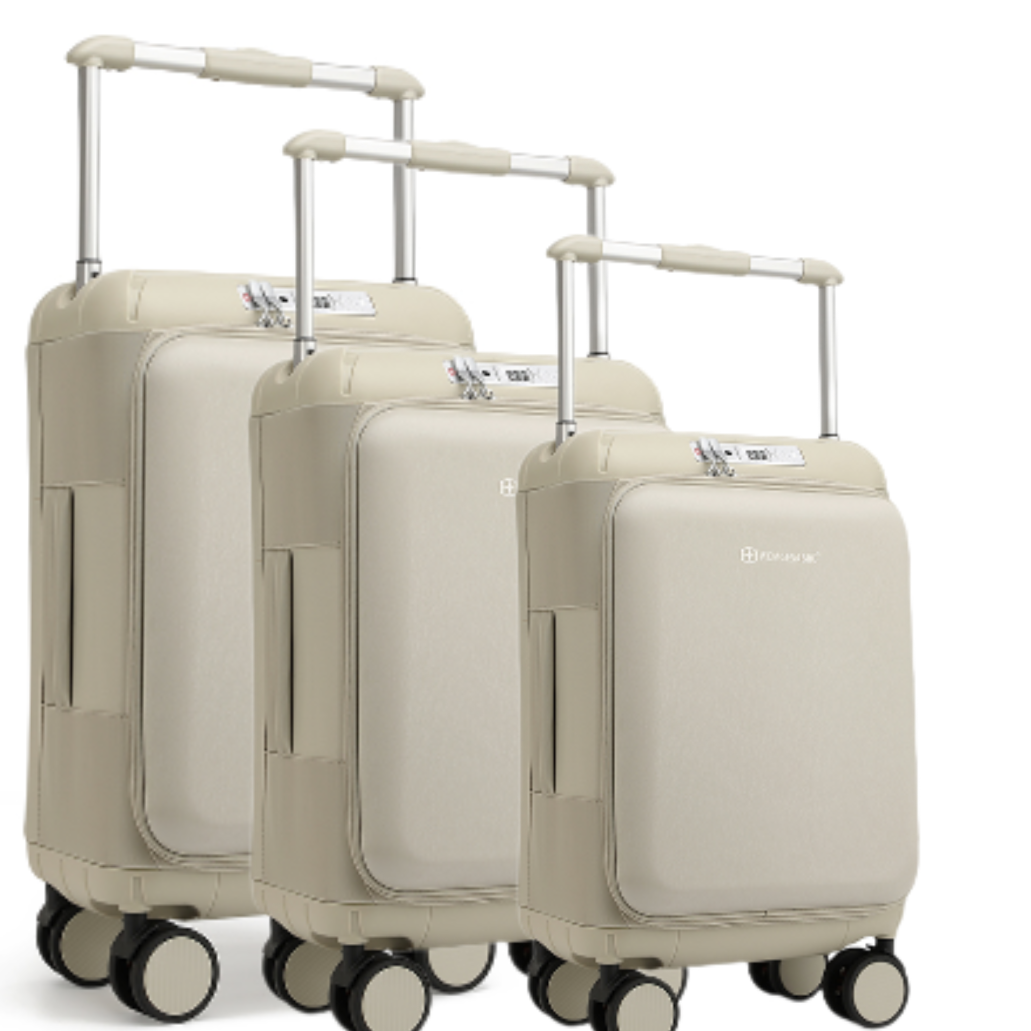 Wemgesabre Wide Handle Luggage Set – Patented Soft & Hard Shell Design
