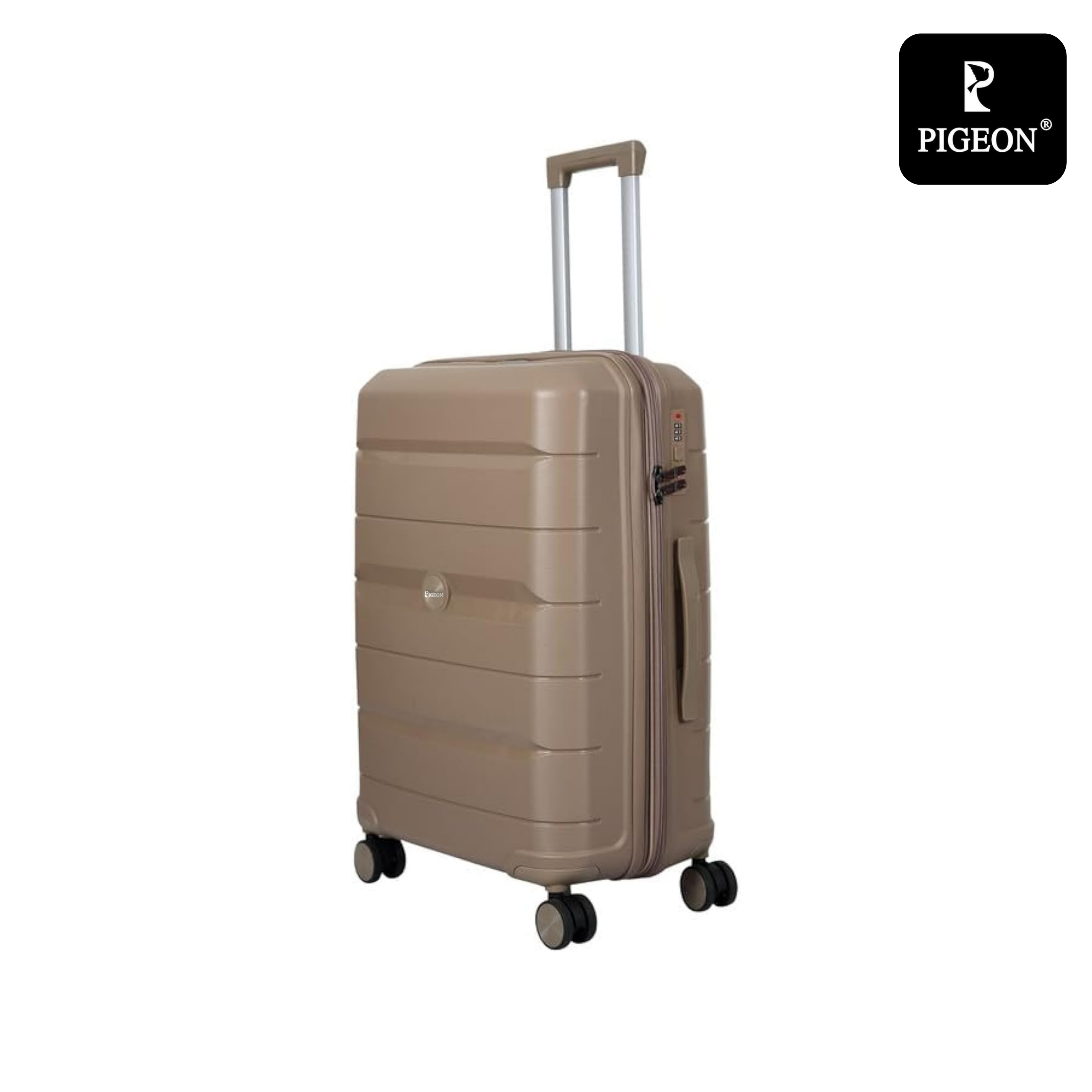 Pigeon Luggage Polypropylene 4 Piece Set: Durable Travel Companion; Unbreakable