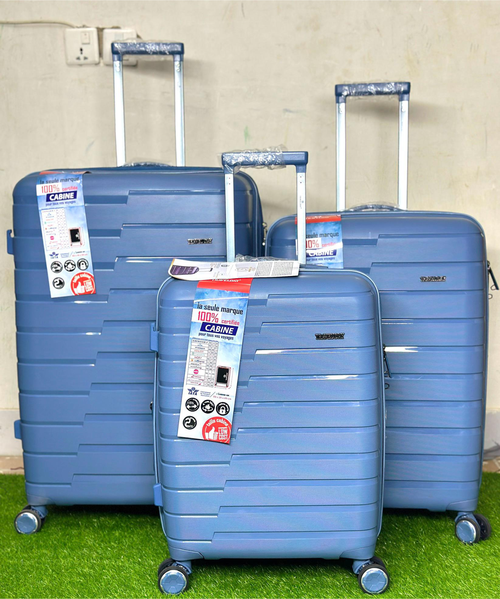 Travel Day Polypropylene luggage - Complete set of 3