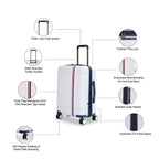 Tommy Hilfiger Millennia Hard Luggage - White