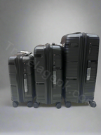 Swiss Polypropylene Unbreakable luggage (SKD Units) - Black & Red