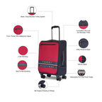 Tommy Hilfiger Lewiston Soft Luggage - Red