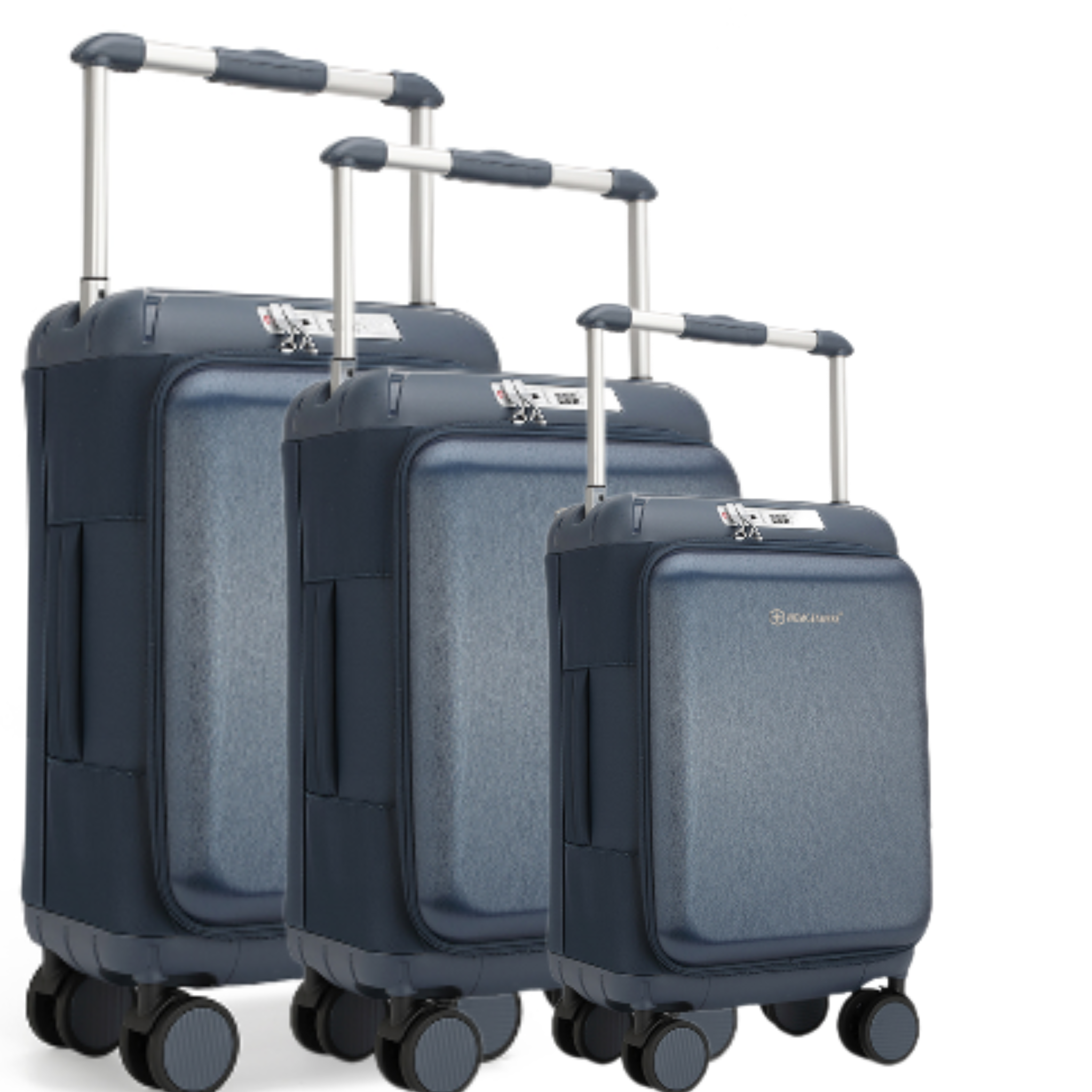 Wemgesabre Wide Handle Luggage Set – Patented Soft & Hard Shell Design