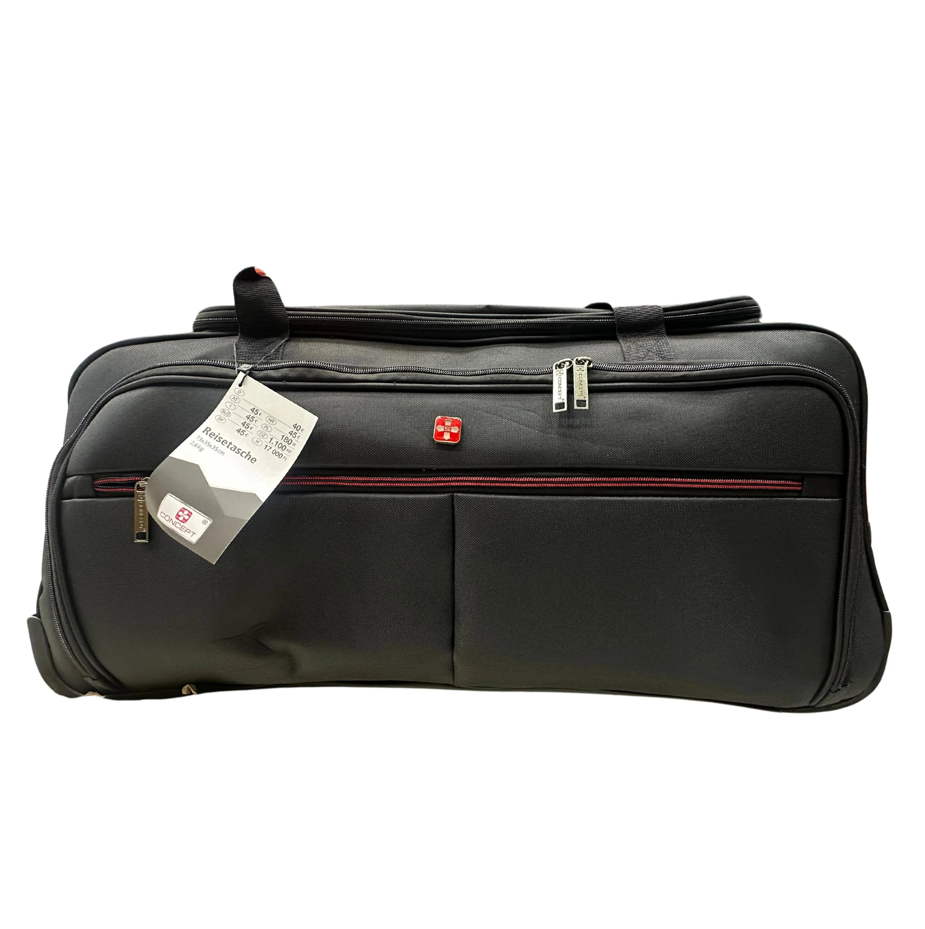 Concept - Soft Trolley Duffle Bag - 27" - Black