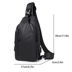 Cross Body Bag - Large Capacity Usb Charging Multifunctional Chest Bag Fashion Simple Commuter Lightweight Shoulder Crossbody Bag