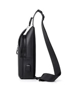 Cross Body Bag - Large Capacity Usb Charging Multifunctional Chest Bag Fashion Simple Commuter Lightweight Shoulder Crossbody Bag