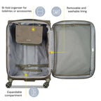 Delsey Helium Dlx - LUGGAGE SET - (L-83CM), (M-69CM) & (S-55CM)