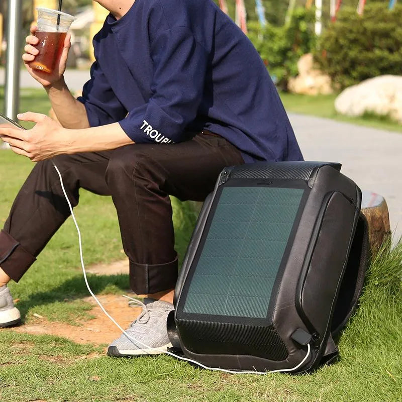 Kingsons New Multifunctional Solar Charging Anti-Theft Backpack Men 15" Laptop Backpacks USB Charging High-End Upgraded Version