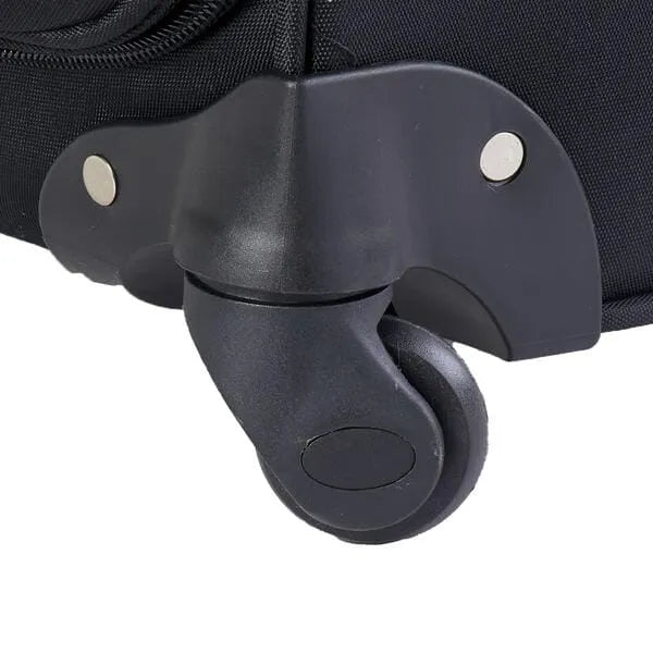 LUCAS - Black Tuscany Softshell Suitcases