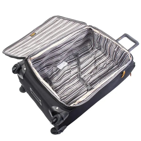 LUCAS - Black Tuscany Softshell Suitcases