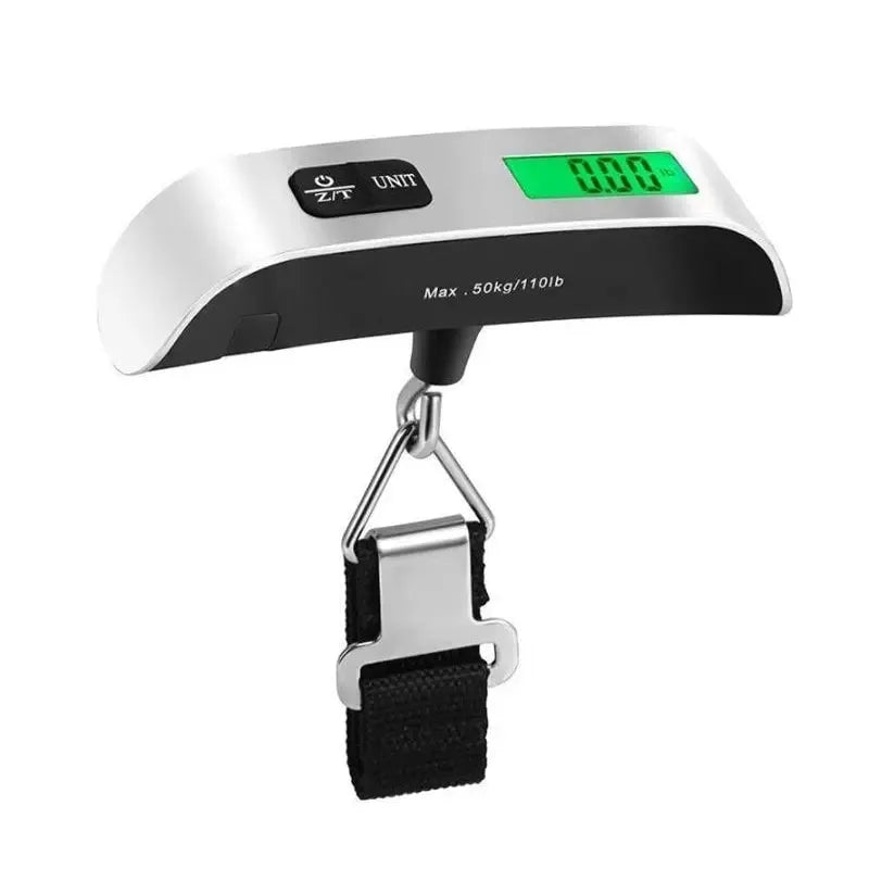 Luggage Scale Digital - LCD Display - 110lb/50kg Electronic Luggage Hanging Suitcase Travel Weighs Baggage Bag Weight Balance - Without Box