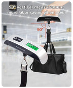 Luggage Scale Digital - LCD Display - 110lb/50kg Electronic Luggage Hanging Suitcase Travel Weighs Baggage Bag Weight Balance - Without Box