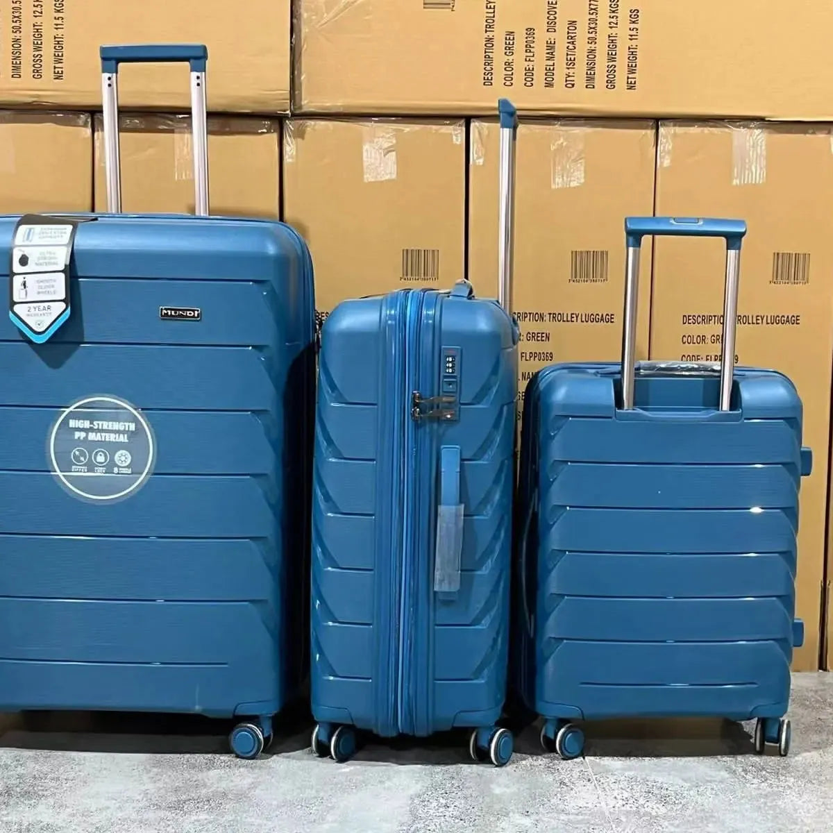 Mundi Polypropylene Luggage