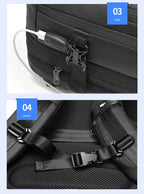 POSO 17.3 LAPTOP BACKPACK DAILY BUSINESS TRAVEL WITH USB PORT MODEL PS-660