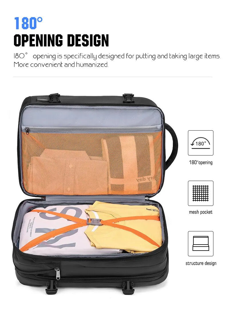 POSO 17.3 LAPTOP BACKPACK DAILY BUSINESS TRAVEL WITH USB PORT MODEL PS-660