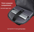 Swiss Backpack USB Charging Anti-Theft Luggage Daypack for Men's Women College School Bag 15.6 inch laptop