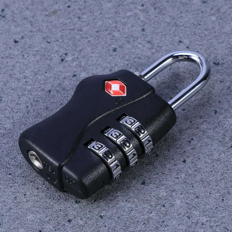 TSA Lock - TSA Customs Code Lock for Travel Luggage Password Changeable Lock Contrast Color Design Padlock Colorful Cabinet Locker