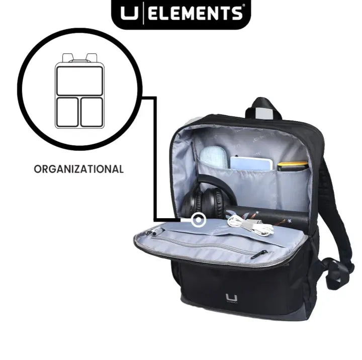 U Elements 15.6 laptop Equipt Campus Organizational Backpack School/University/College